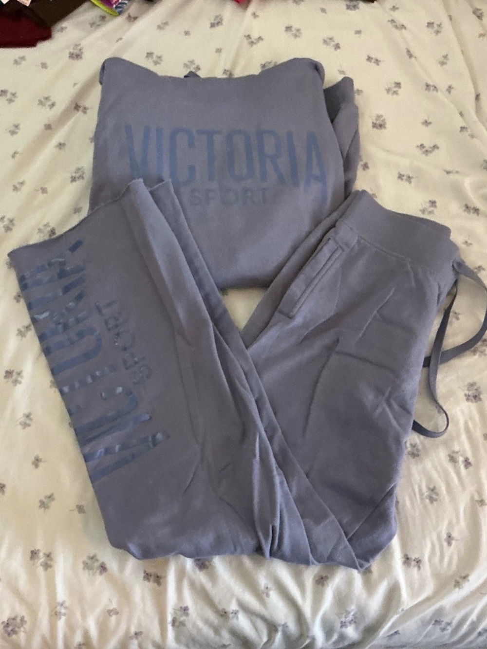 Victoria’s Secret Sport Dusty Lavender Sweatpants and Hoodie